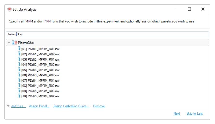 SpectroDive targeted analysis setup
