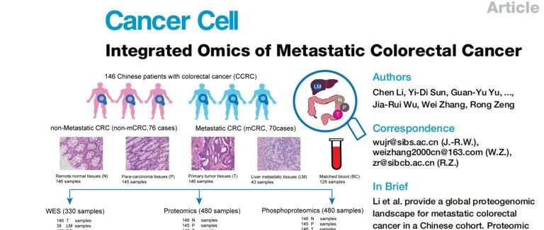 DIA技术最新应用：Cancer Cell发表易算客户结直肠癌转移研究